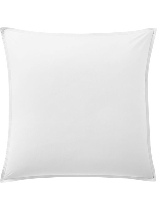Taie d'oreiller 100 % percale de coton élégance - Kiabi