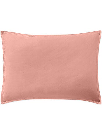Taie d'oreiller 100 % percale de coton elegance
