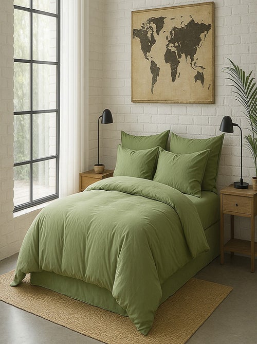 Taie d'oreiller 100 % percale de coton elegance - Kiabi Taie d'oreiller 100 % percale de coton elegance - Kiabi