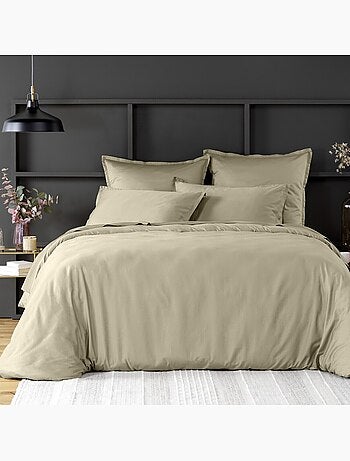 Taie d'oreiller 100 % satin de coton