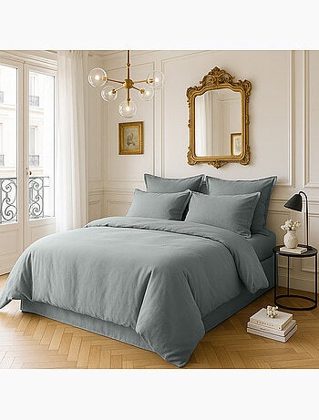 Taie d'oreiller 100 % satin de coton