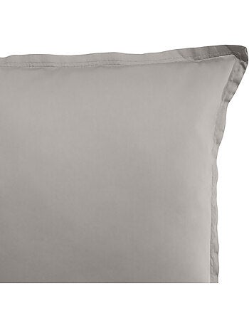Taie d'oreiller 100 % satin de coton