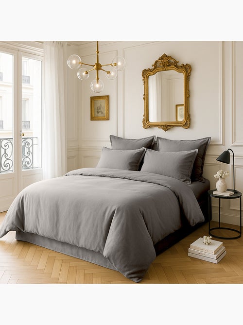 Taie d'oreiller 100 % satin de coton désir - Kiabi