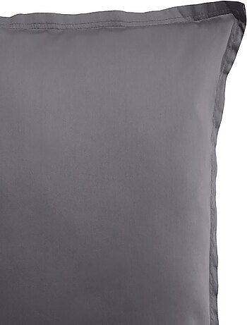 Taie d'oreiller 100 % satin de coton