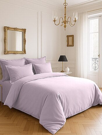 Taie d'oreiller 100 % satin de coton