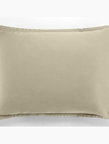 Taie d'oreiller 100 % satin de coton