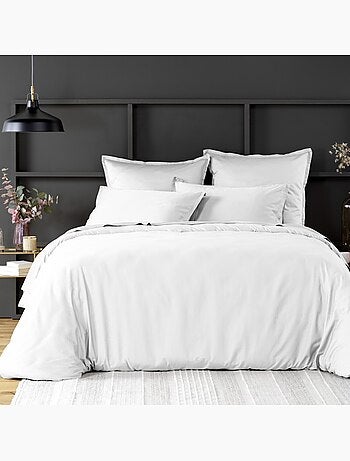 Taie d'oreiller 100 % satin de coton