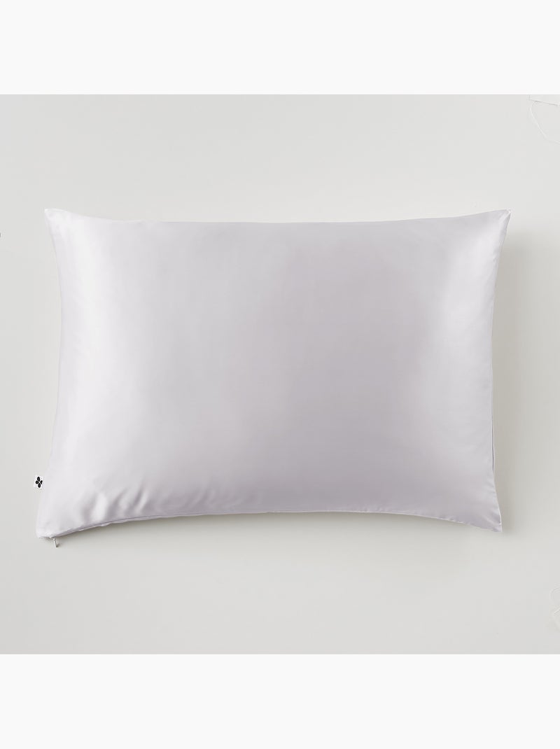 Taie d’Oreiller – 100 % Soie de Mûrier – Soanne Blanc - Kiabi