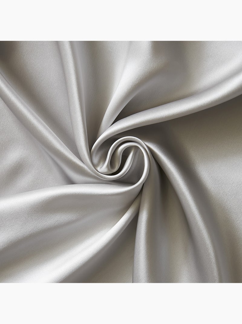 Taie d’Oreiller – 100 % Soie de Mûrier – Soanne Gris clair - Kiabi