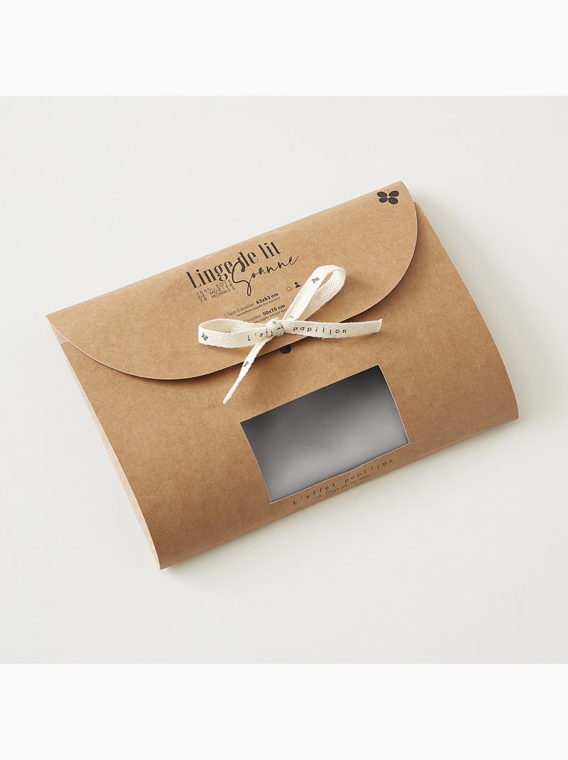 Taie d’Oreiller – 100 % Soie de Mûrier – Soanne Gris clair - Kiabi