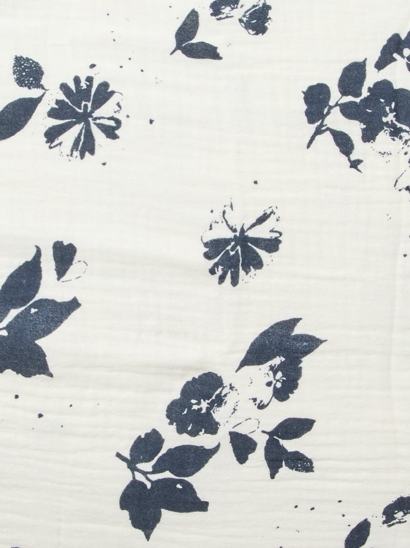 Taie d'oreiller (50 x 70 cm) - Kiabi Home Blanc/bleu - Kiabi