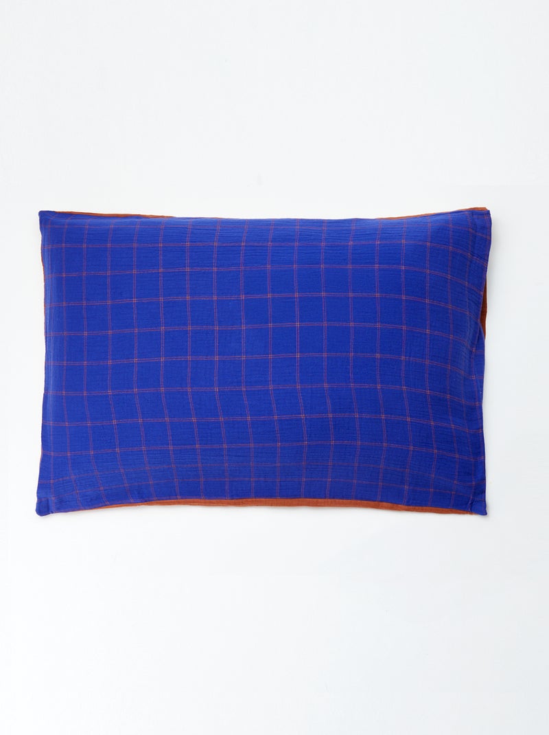 Taie d'oreiller (50 x 70 cm) - Kiabi Home Bleu - Kiabi