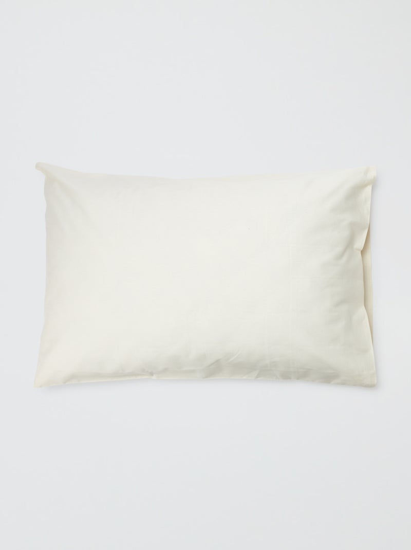 Taie d'oreiller 50 x 70 cm - Kiabi Home Ecru - Kiabi