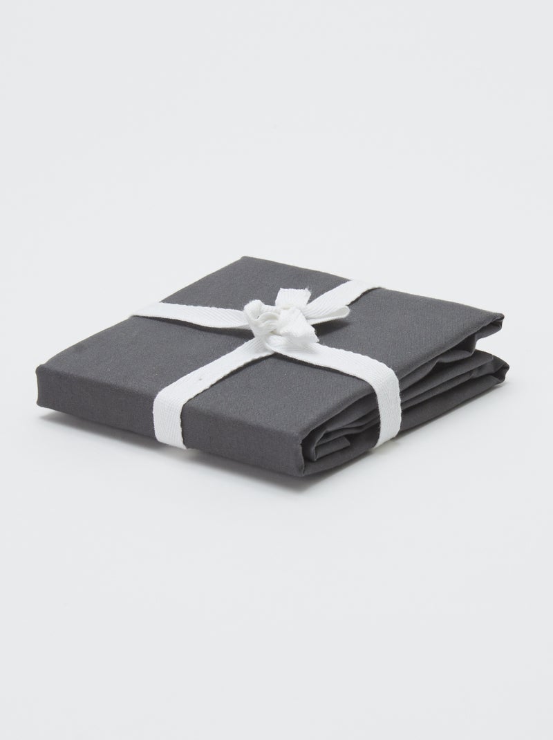 Taie d'oreiller 50 x 70 cm - Kiabi Home Gris anthracite - Kiabi