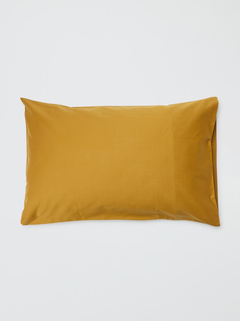 Taie d'oreiller 50 x 70 cm - Kiabi Home Jaune curry - Kiabi