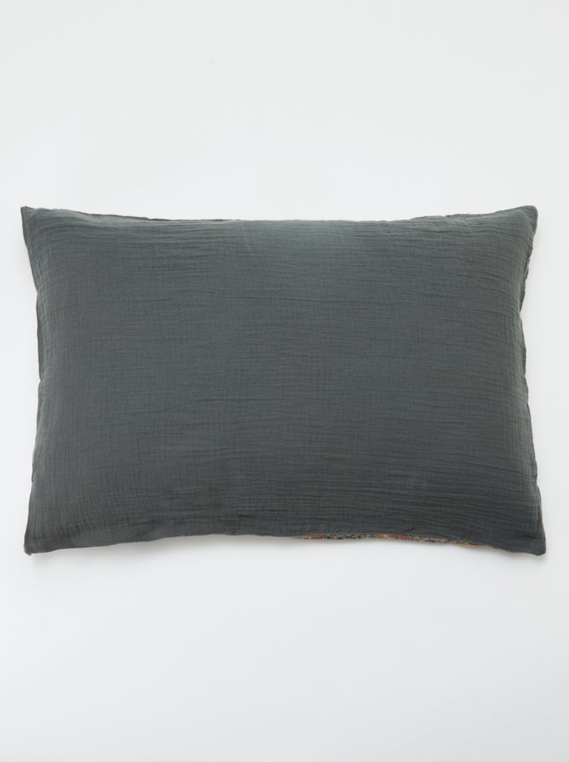 Taie d'oreiller (50 x 70 cm) - Kiabi Home Noir - Kiabi