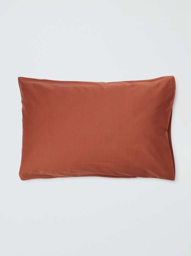 Taie d'oreiller 50 x 70 cm - Kiabi Home Terracota - Kiabi