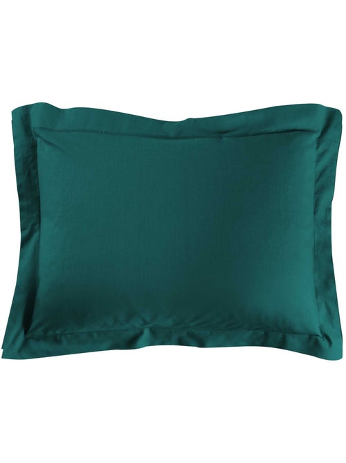 Taie d'oreiller 50 x 70 cm Couleur emotion emeraude - Kiabi