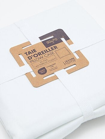 Taie d'oreiller 50 x 70 cm en coton