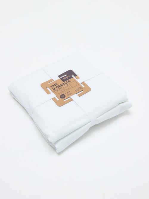 Taie d'oreiller 50 x 70 cm en coton - Kiabi Taie d'oreiller 50 x 70 cm en coton - Kiabi