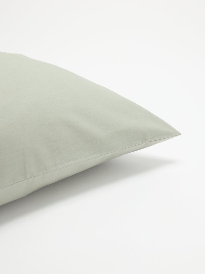 Taie d'oreiller 50 x 70 cm en coton Vert - Kiabi