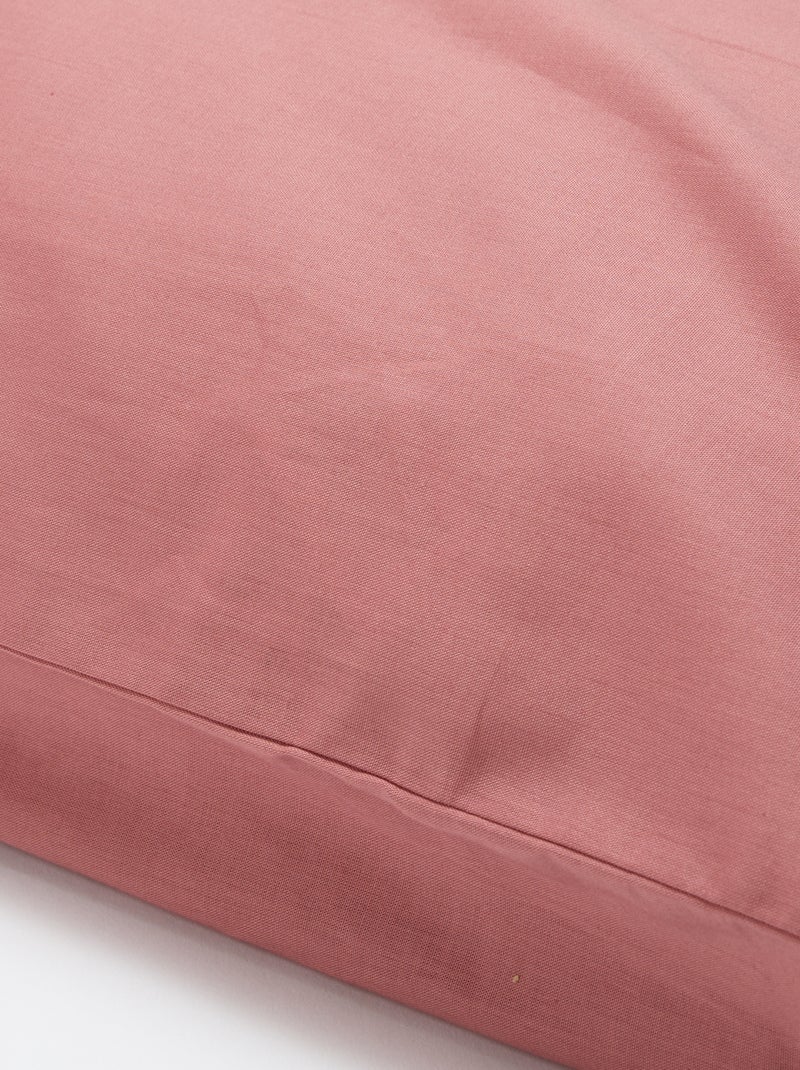 Taie d'oreiller 50 x 70 cm en coton Vieux rose - Kiabi