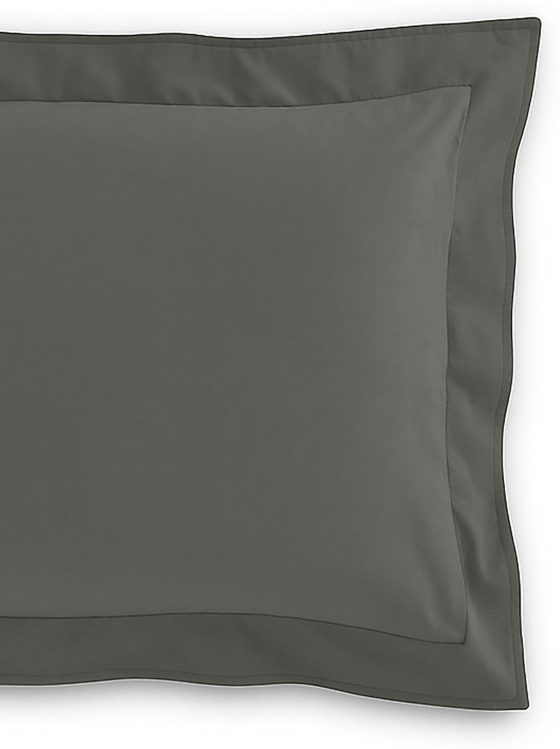 Taie d'oreiller 50x70 cm Coton Gris - Kiabi