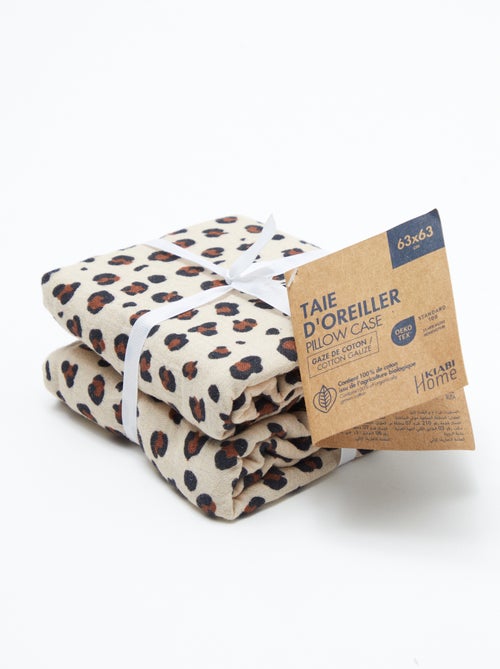 Taie d'oreiller 63 x 63 cm - Kiabi Taie d'oreiller 63 x 63 cm - Kiabi