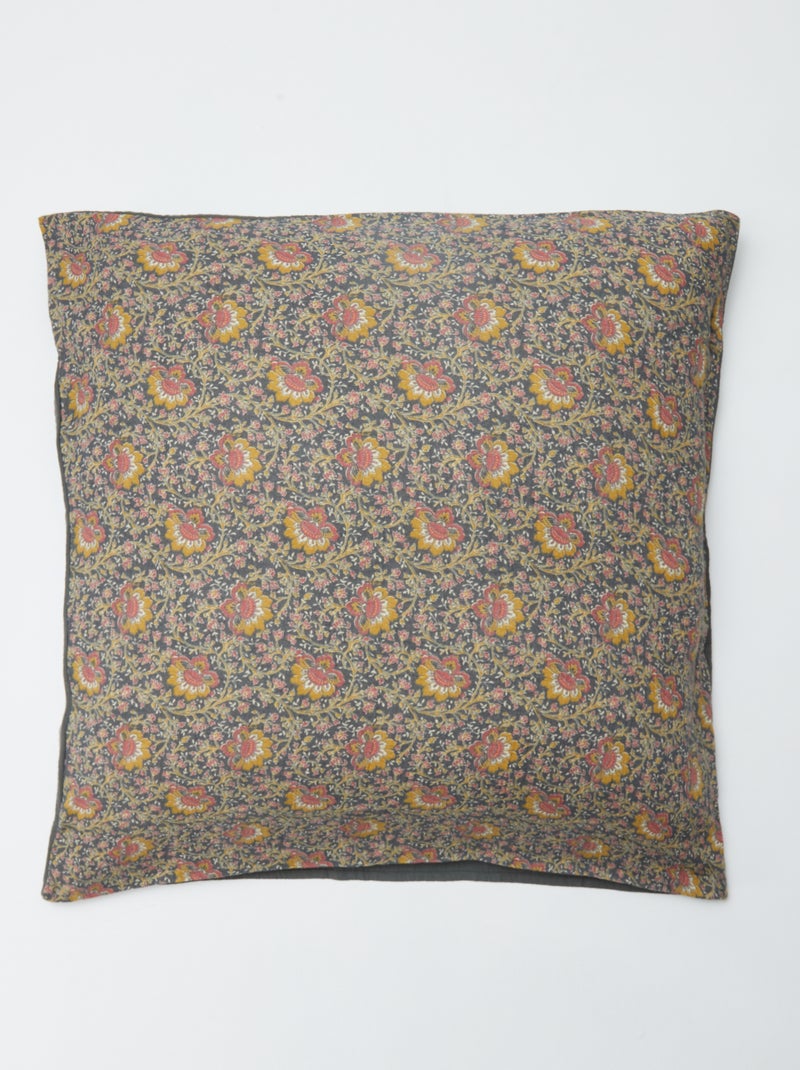 Taie d'oreiller 63 x 63 cm Gris foncé/anthracite - Kiabi