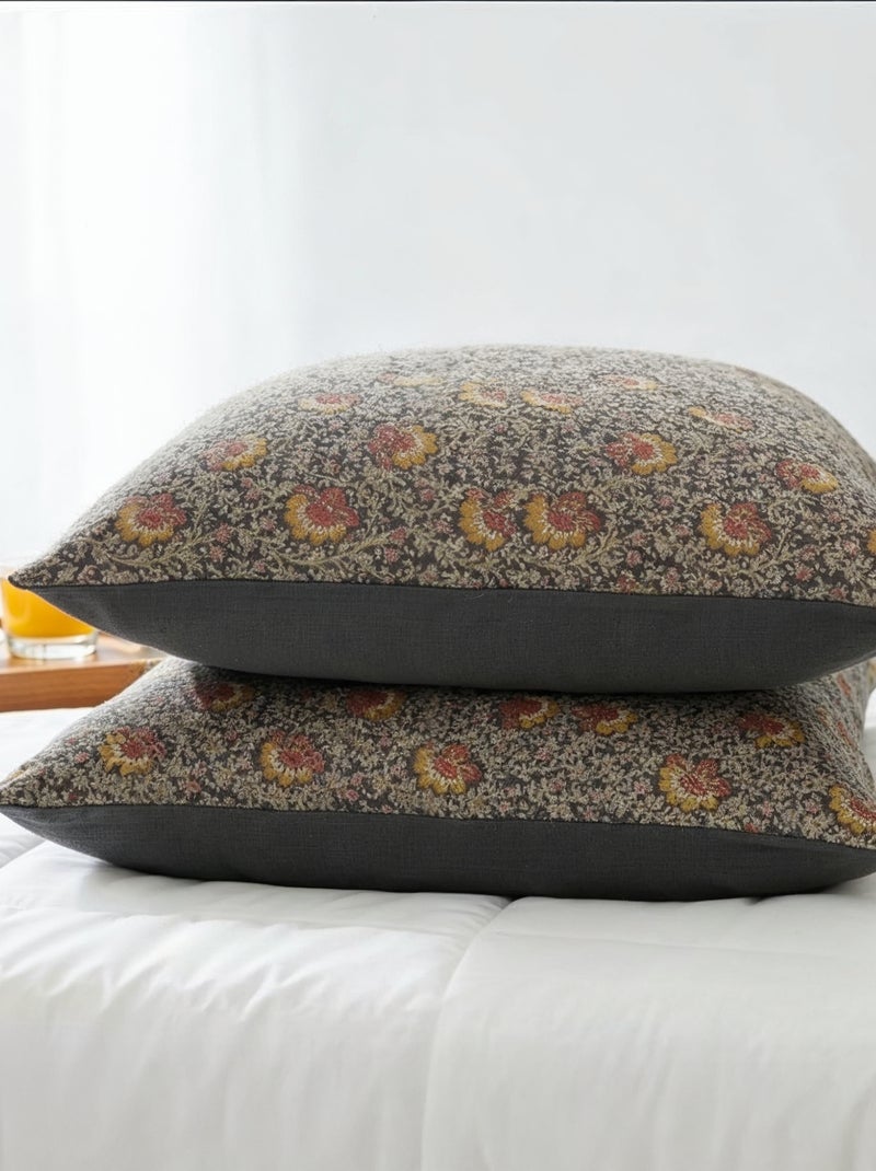 Taie d'oreiller 63 x 63 cm Gris foncé/anthracite - Kiabi