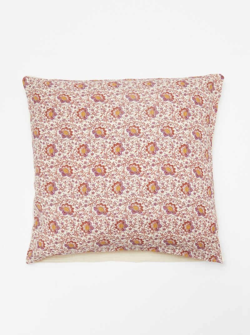 Taie d'oreiller 63 x 63 cm Rose - Kiabi