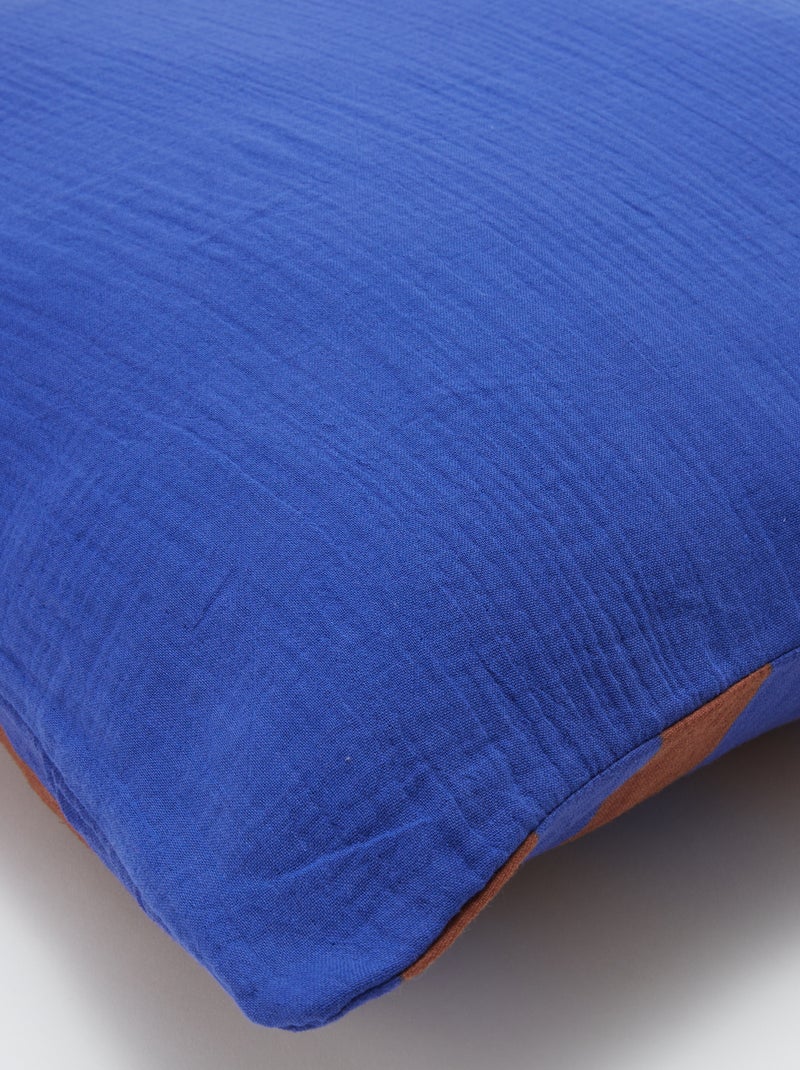 Taie d'oreiller (63x63 cm) à rayures - Kiabi Home Bleu - Kiabi