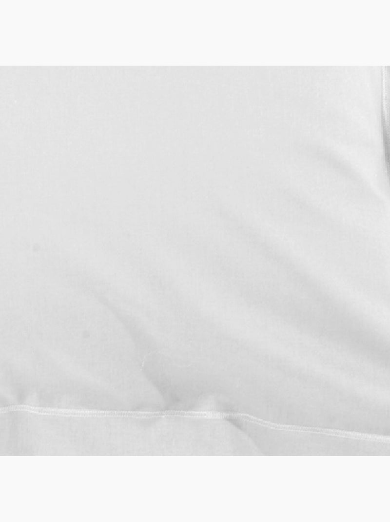Taie d'oreiller 63x63 cm en percale de coton, MURA Blanc - Kiabi