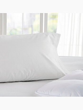 Taie d'oreiller 90x45cm | PIKOLIN HOME | 100% Coton | Blanc