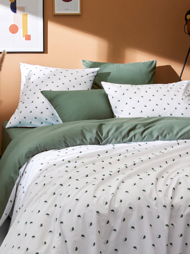 Taie d'oreiller ALEX Kaki - Kiabi