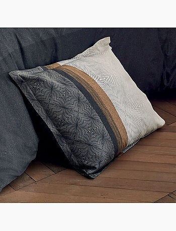 Taie d'oreiller au style graphique et masculin