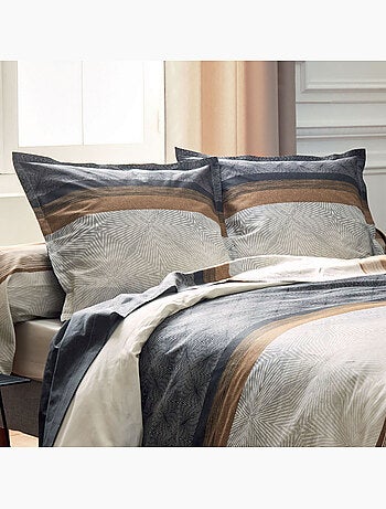 Taie d'oreiller au style graphique et masculin