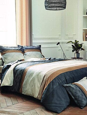 Taie d'oreiller au style graphique et masculin