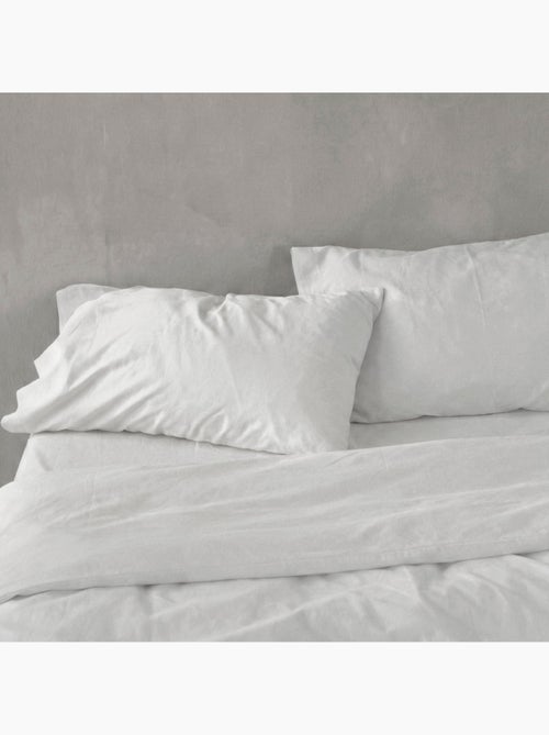 Taie d'oreiller Basic 200 tc "Happyfriday" - Kiabi