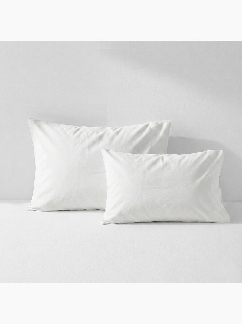 Taie d'oreiller Basic "Happyfriday" Blanc - Kiabi