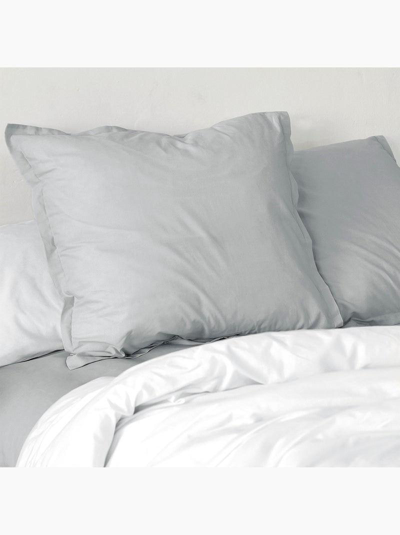 Taie d'oreiller Basic "Happyfriday" Gris - Kiabi