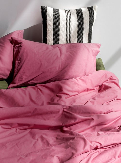 Taie d'oreiller Basic "Happyfriday" - Kiabi