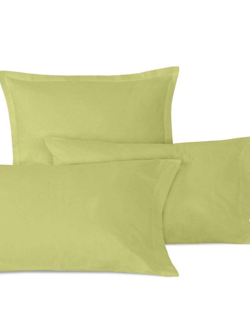 Taie d'oreiller Basic "Happyfriday" Vert olive - Kiabi