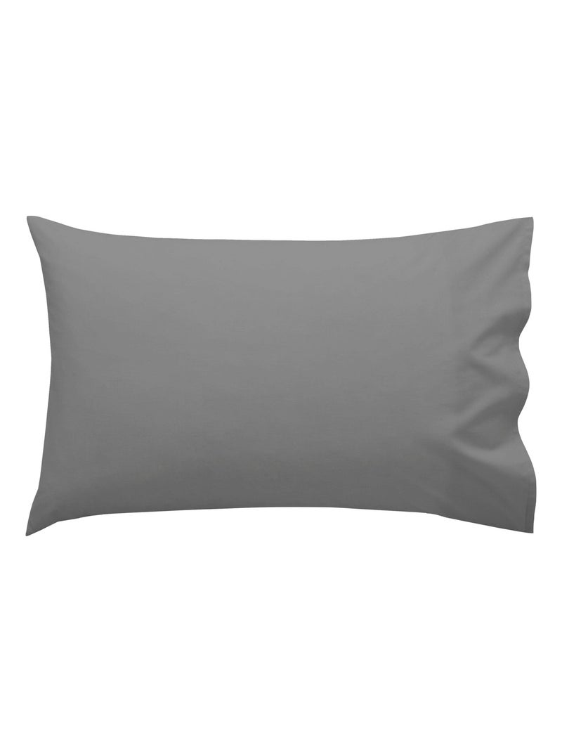Taie d'oreiller Basic Lit Bébé "Happyfriday" Gris - Kiabi