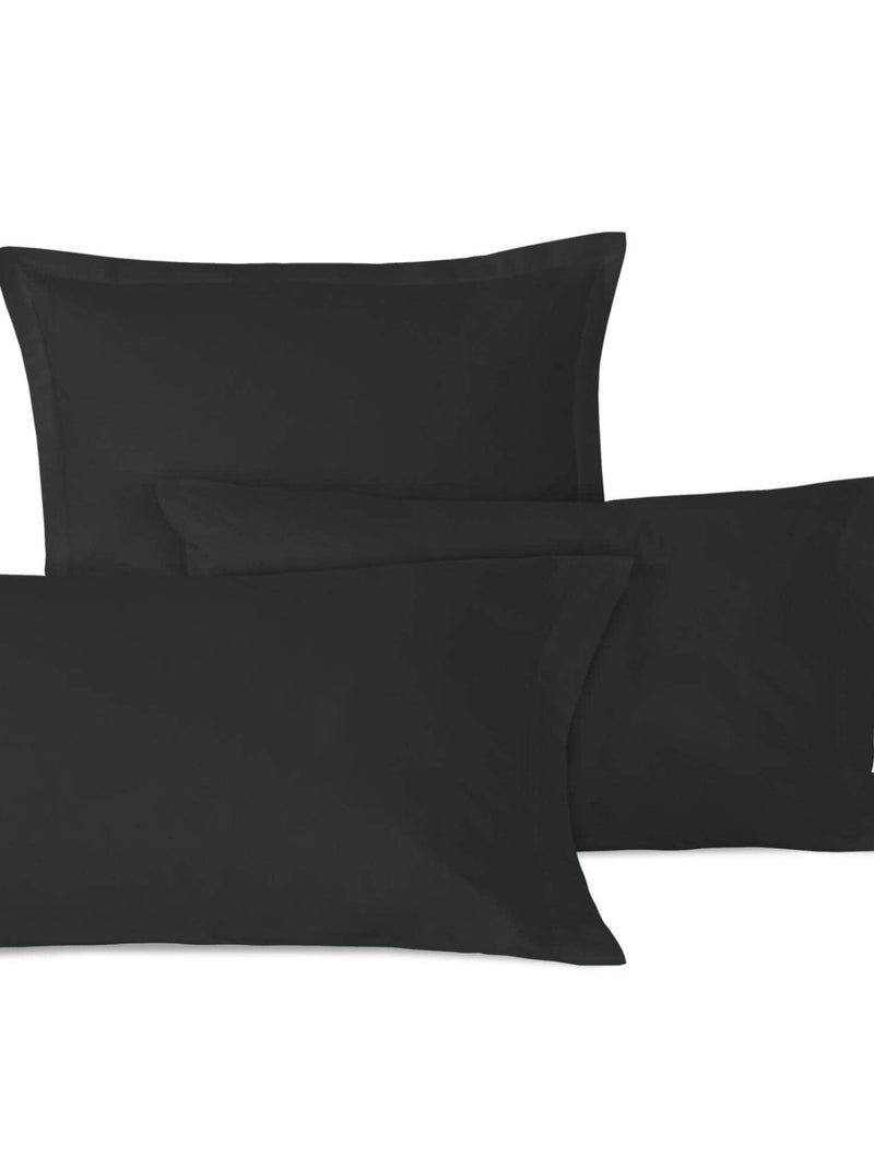 Taie d'oreiller Basic Lit Bébé "Happyfriday" Noir - Kiabi