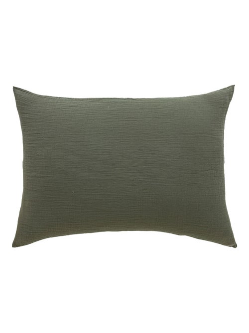 Taie d'oreiller bébé gaze de coton NOA - Kiabi