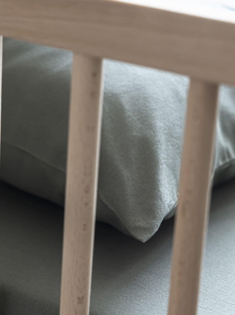 Taie d'oreiller bébé Kaki - Kiabi