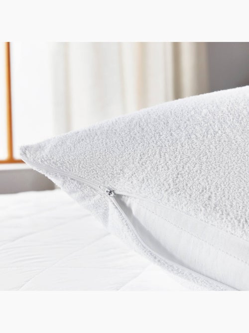 Taie d'Oreiller Bouclette Imperméable et Respirante à l'Aloe Vera - Kiabi