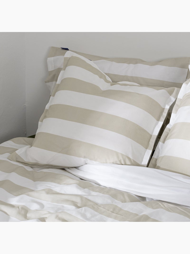 Taie d'oreiller Breton "Happyfriday" Beige - Kiabi