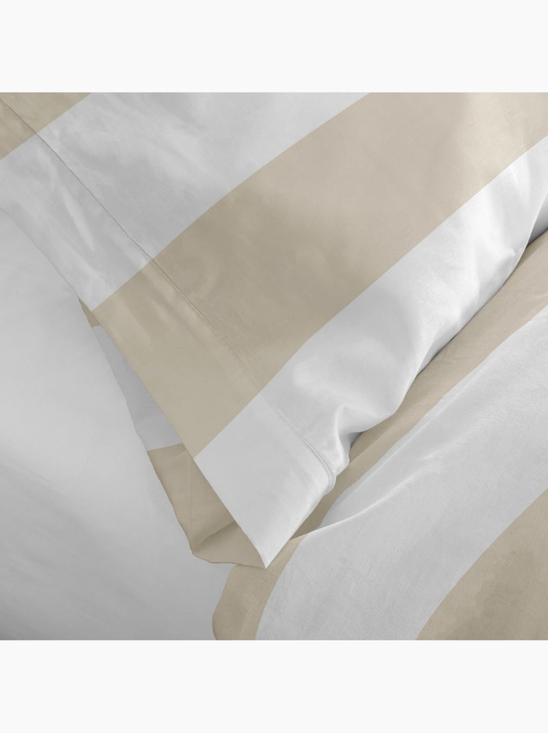 Taie d'oreiller Breton "Happyfriday" Beige - Kiabi